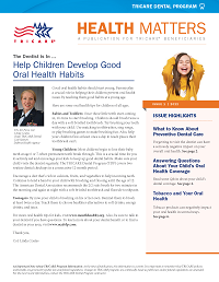 Dental Health Matters Newsletter thumbnail