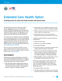 Extended Care Health Option Fact Sheet
