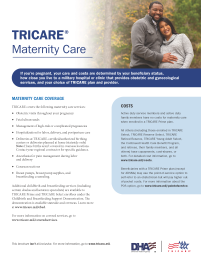 TRICARE Maternity Care Brochure