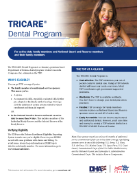 TRICARE Dental Program Brochure