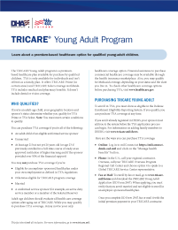 TRICARE Young Adult Program Fact Sheet