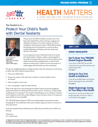 TDP Health Matters Newsletter 2024 Issue 1, Page 1